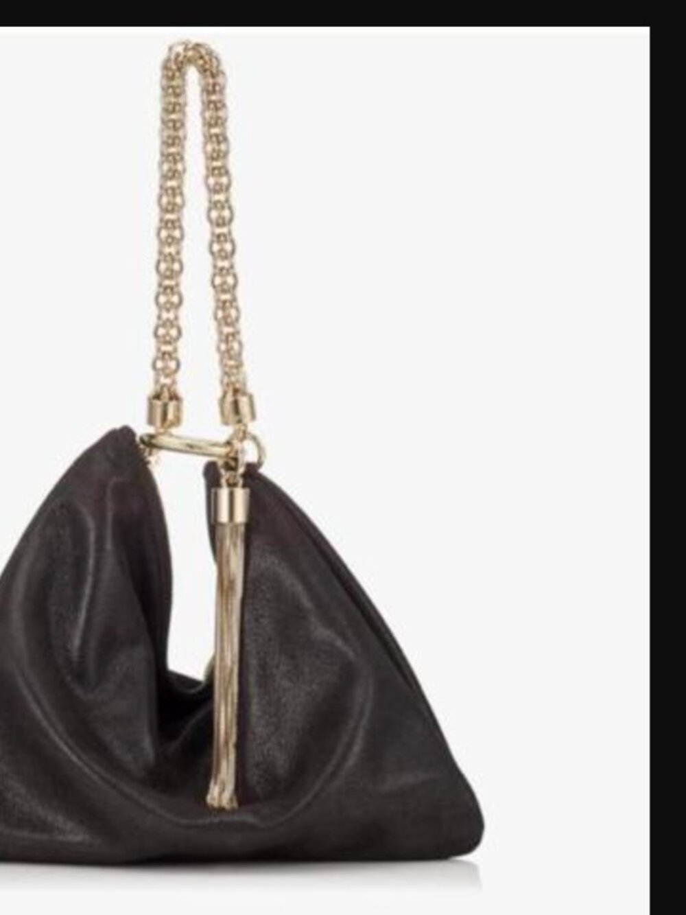 Jimmy Choo Black Suede Callie Bag